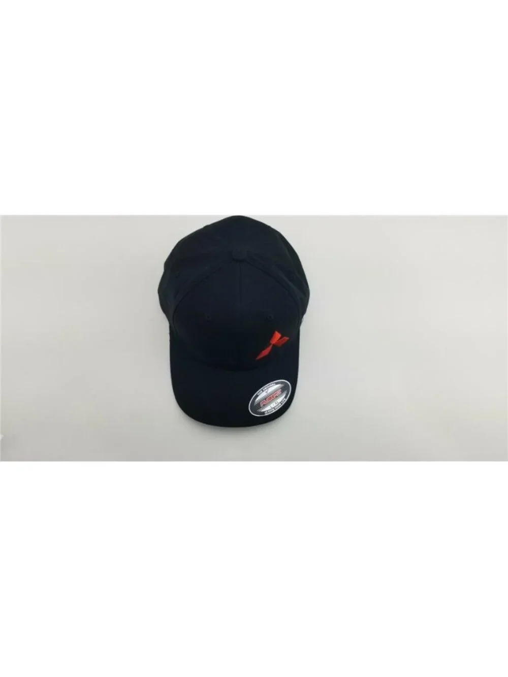 Mitsubishi Motors Logo Embroidered Black Flexfit L/XL Hat Lancer Evo Cap Retro